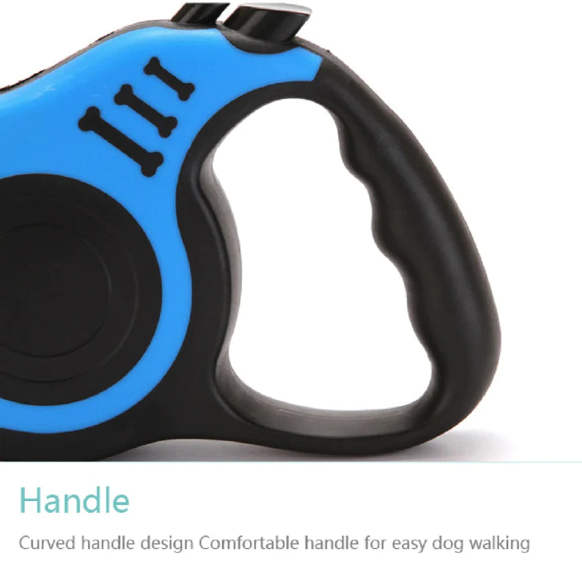 Experience Ultimate Freedom with the 16.5FT Automatic Retractable Dog Leash - Perfect for Active Pets!